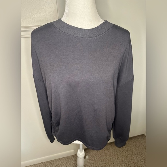 Sincerly Jules Tops - Sincerely Jules Sweatshirt Cinch hips Purple/Grey Size M
